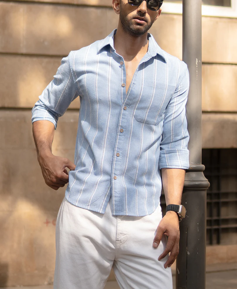 Blue Striped Shirt - Image 3