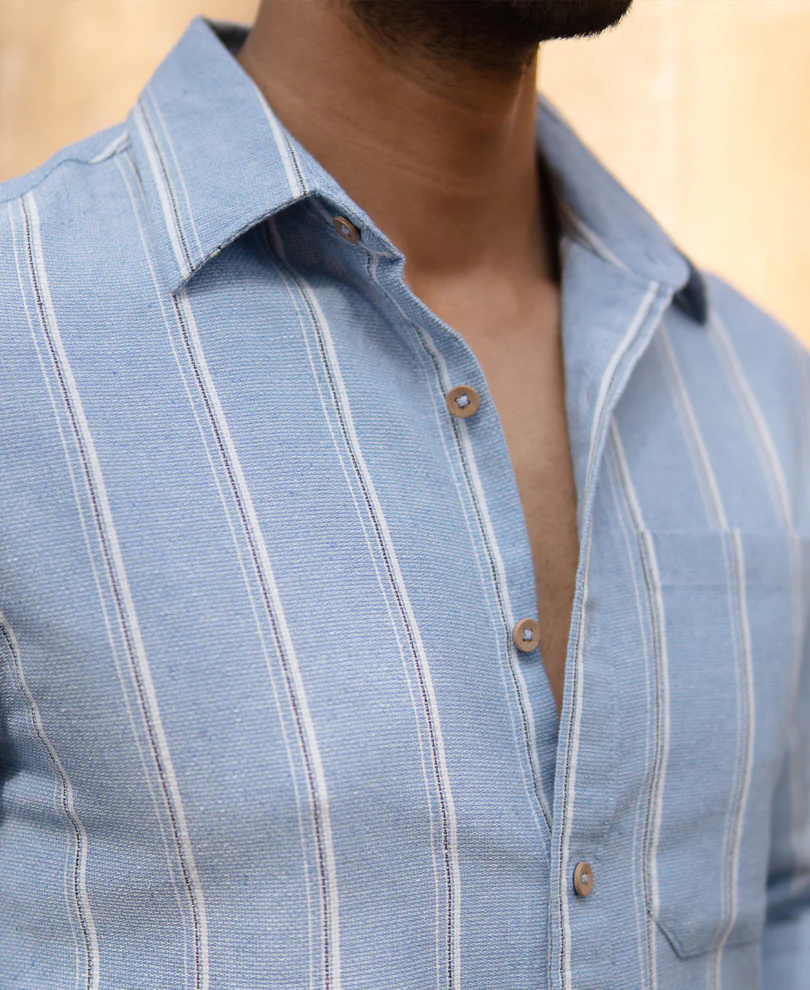 Blue Striped Shirt - Image 4