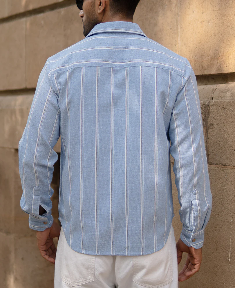 Blue Striped Shirt - Image 5