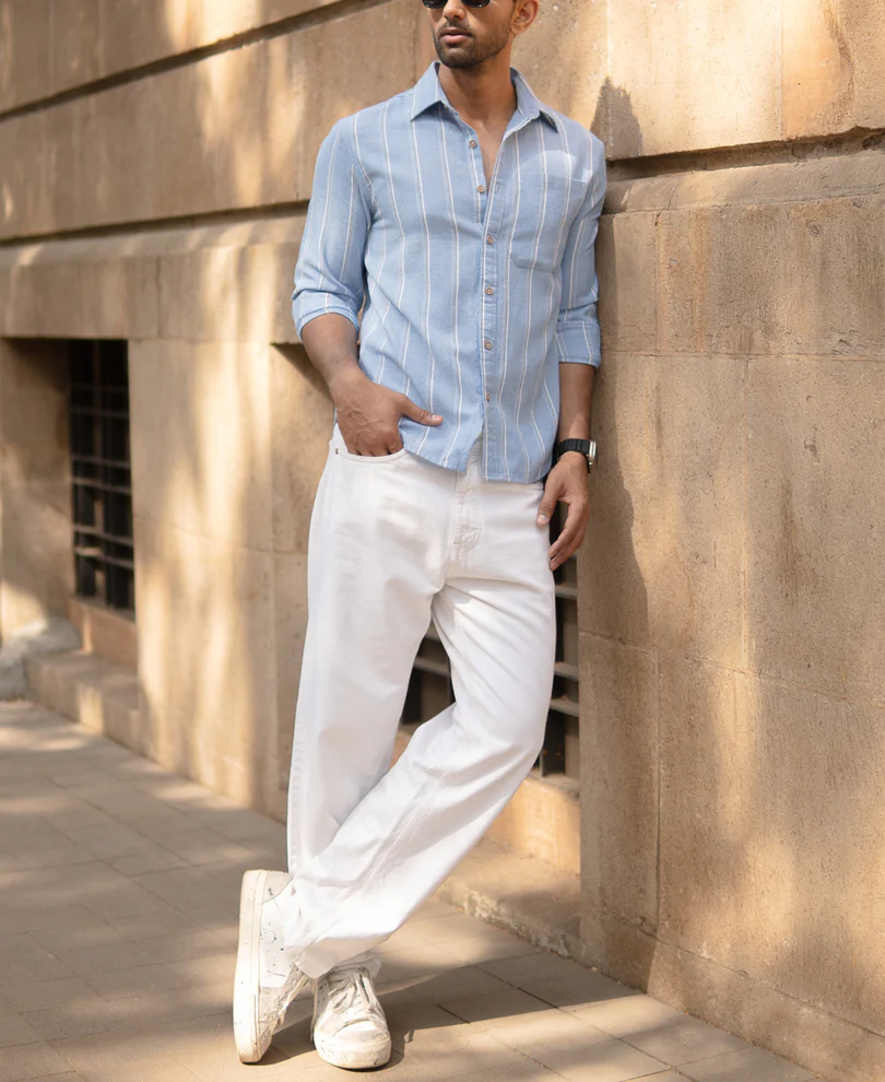Blue Striped Shirt - Image 6