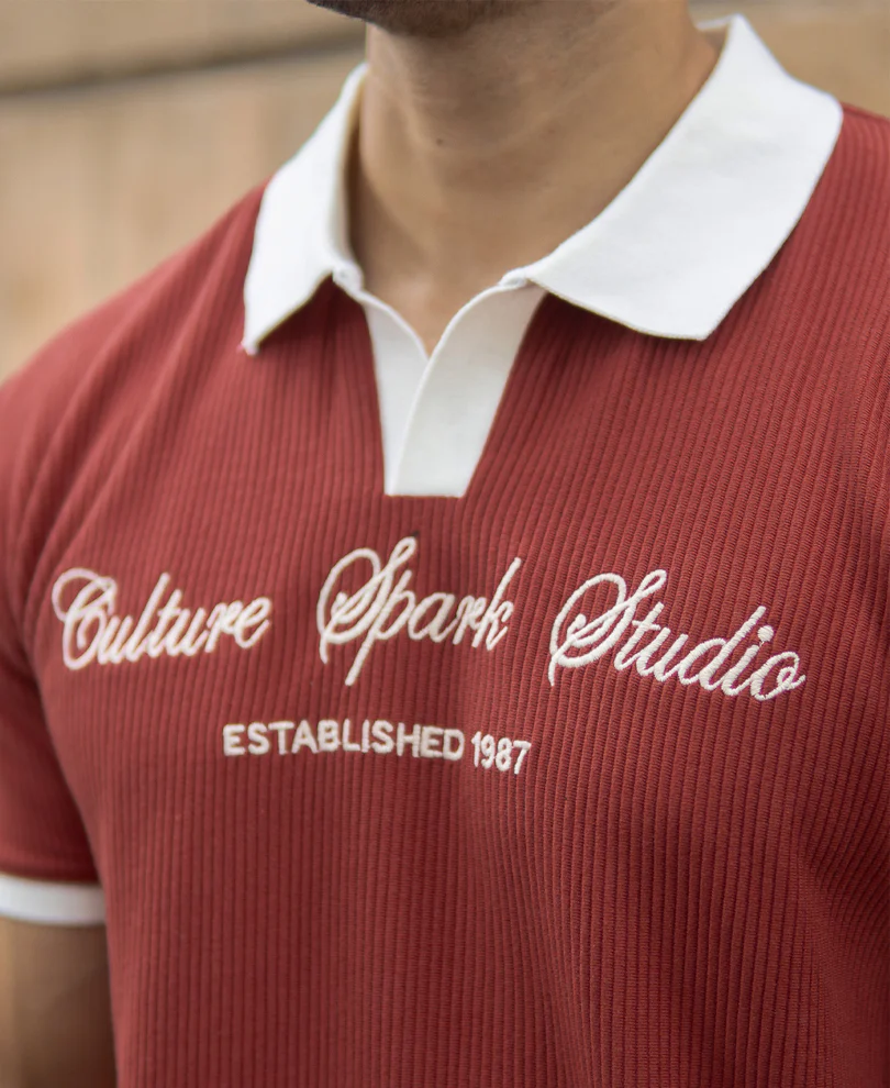 Brick Embroidered T-Shirt - Image 4