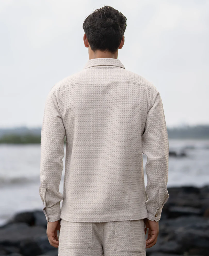 Cream Structured Co-ord Set - Image 7