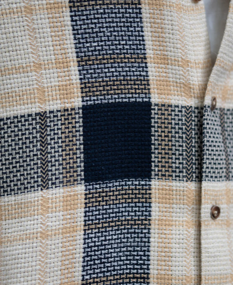 Multicolor Structured Checks Shirt - Image 4