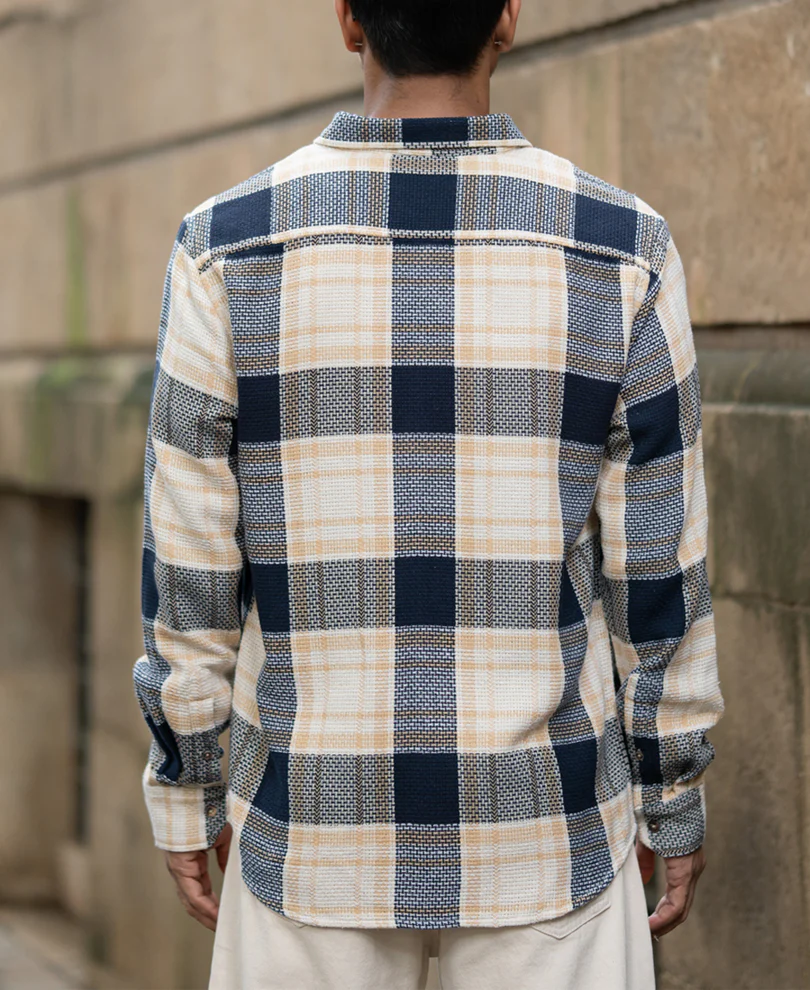 Multicolor Structured Checks Shirt - Image 5