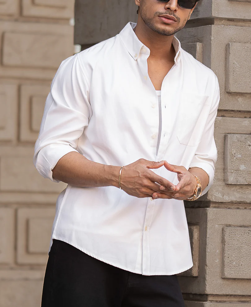 White Oxford Shirt - Image 3